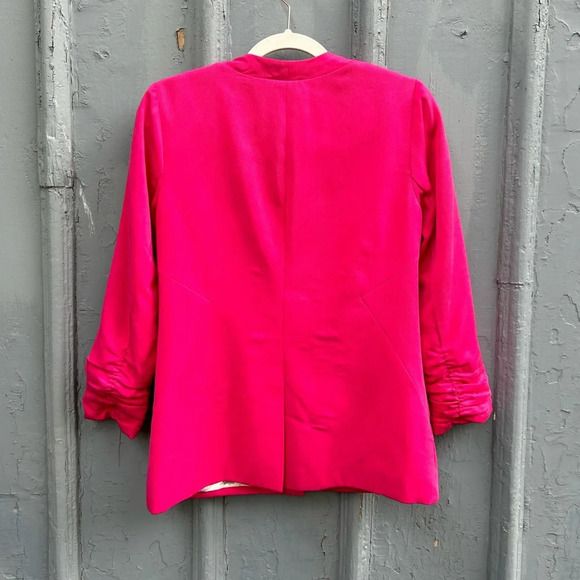 Anthropologie Cartonnier Hot  Pink Blazer, size 2 - Picture 2 of 9
